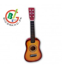 Wooden Color RockStar Manual Guitar For Kids 